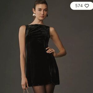 Anthropologie Reformation Brisbane Velvet Dress